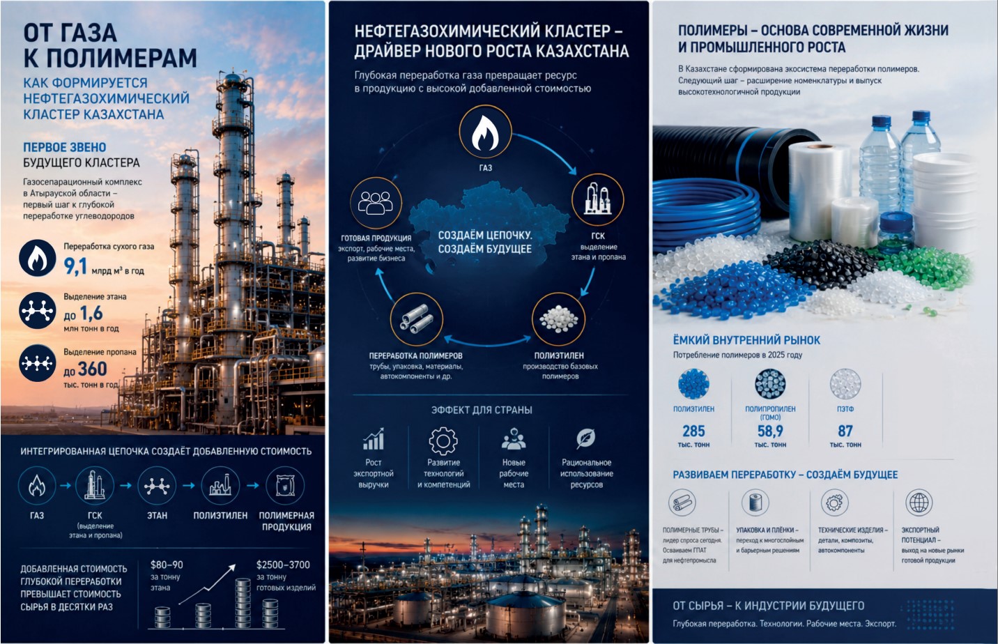 От газа к полимерам